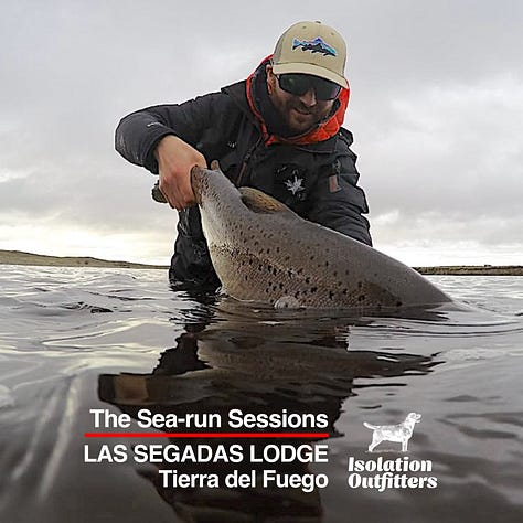 six images of hosted trips being operated by isolation outfitters in partnership with southflyfisher during 2026
