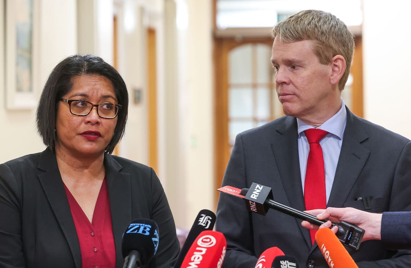 Labour's Barbara Edmonds and Chris Hipkins didn't echo White's view. Labour's Barbara Edmonds and Chris Hipkins didn't echo White's view.
