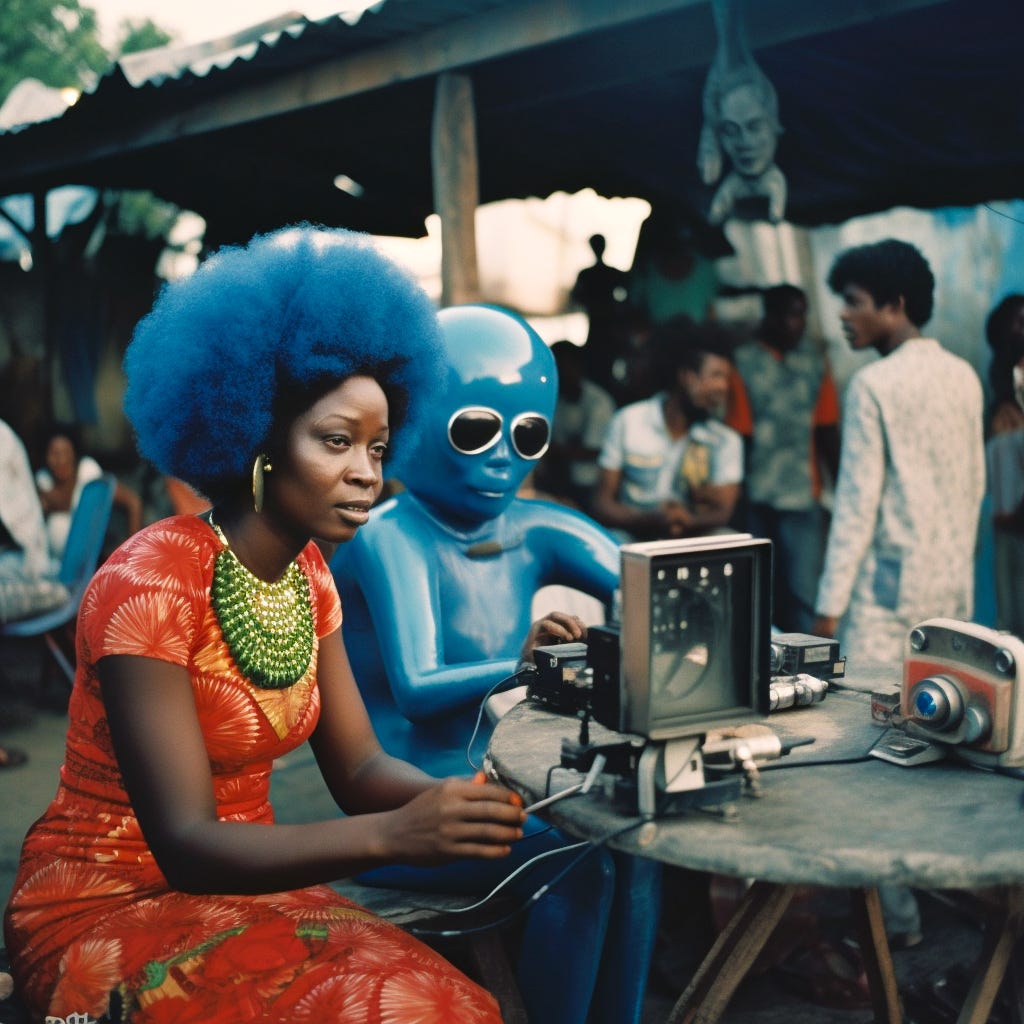 Planet Hibiscus by Adaeze Okaro.