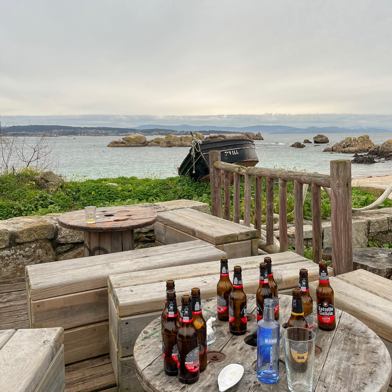 Una copa en mi porche