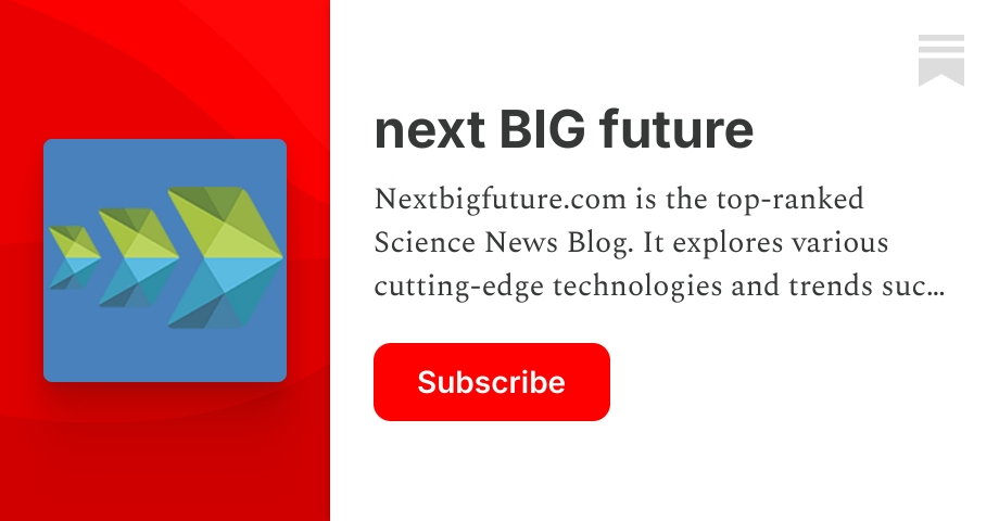 next BIG future | NextBigFuture | Substack
