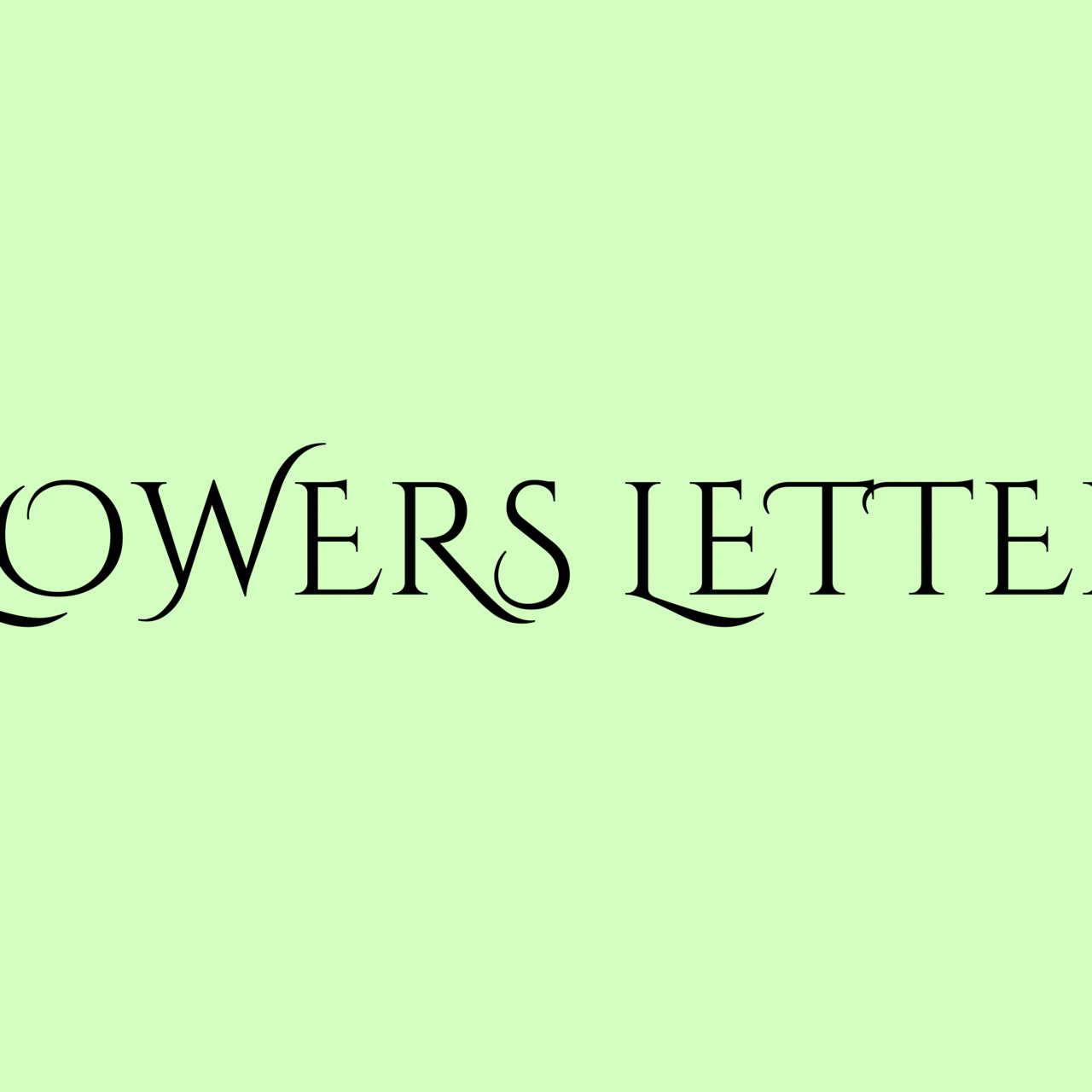 Flowers Letters\ud83c\udf3c\ud83d\udc90\ud83c\udf3a