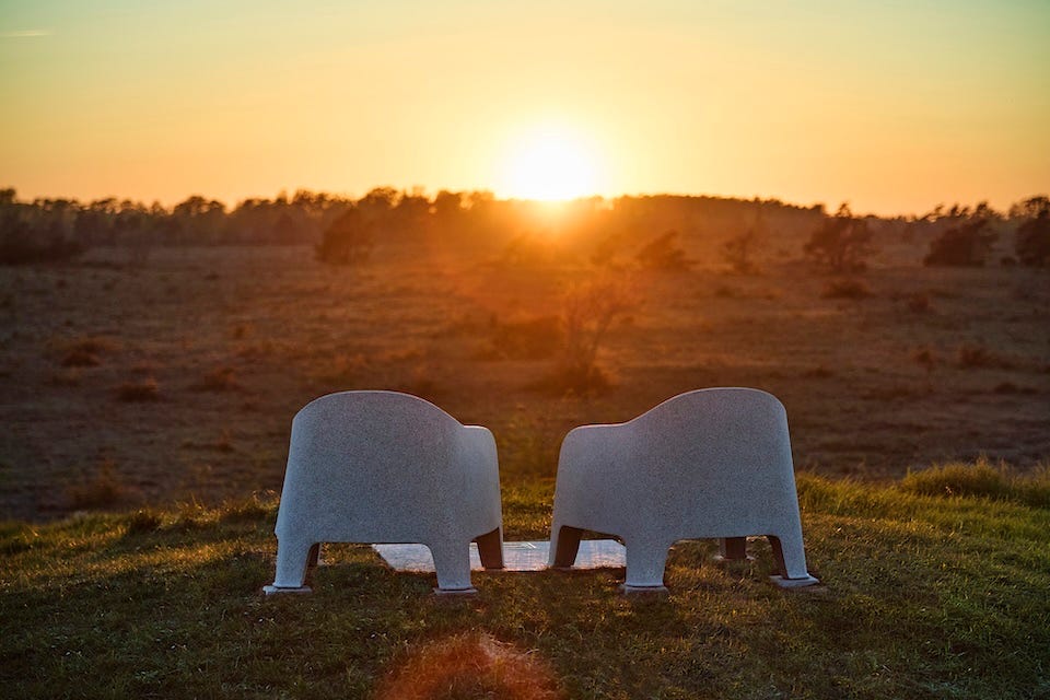 Ikea Marked Sweden's Sunniest Spot With a Pair of Big Stone Chairs | Muse  by Clios
