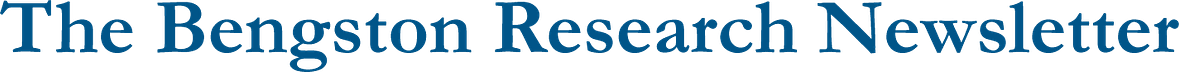 The Bengston Research Newsletter