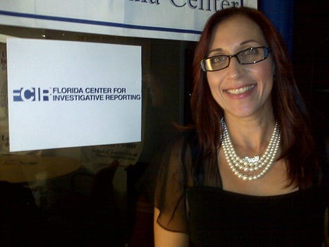 Mc Nelly Torres training journalists in Mexico City (top left), Emmy Awards in 2015, picture cover on CJR magazine, NAHJ Hall of Fame in 2018, FCIR co-founder and IRE managers training. 