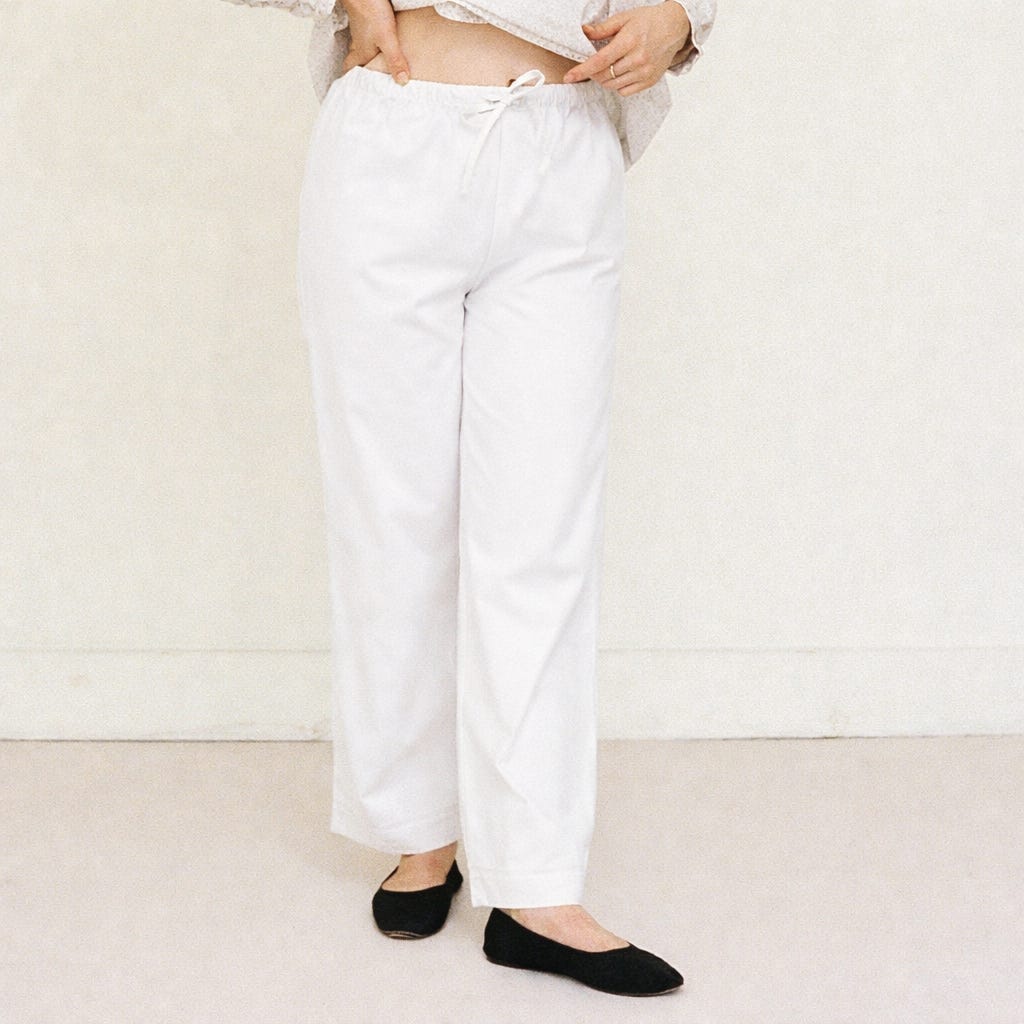 The Wendy Pant, White The Wendy Pant, White