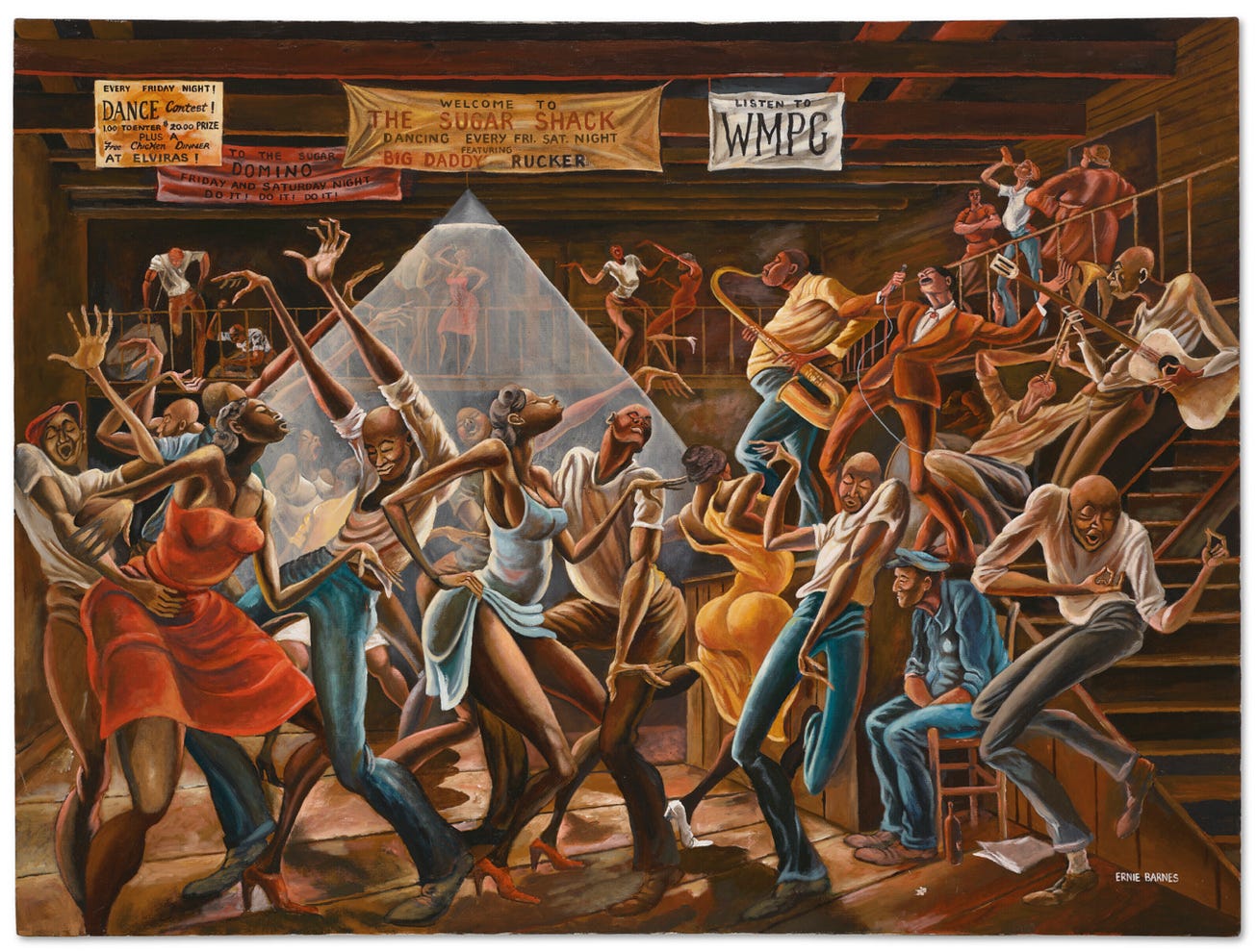 Famed 'Sugar Shack' Painting by Ernie Barnes Headed to Auction at  Christie's - Culture Type