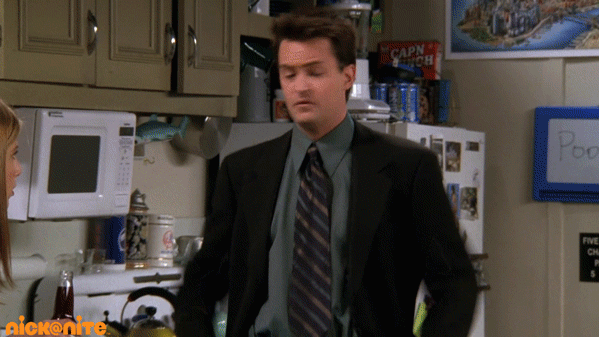chandler bing happy dance GIF by Nick At Nite - Find & Share ...