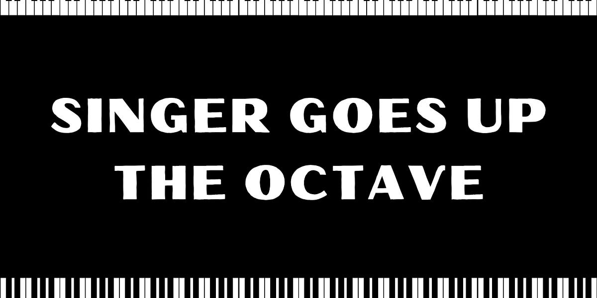 歌手がオクターブを上げる良い曲の私の特別なプレイリスト