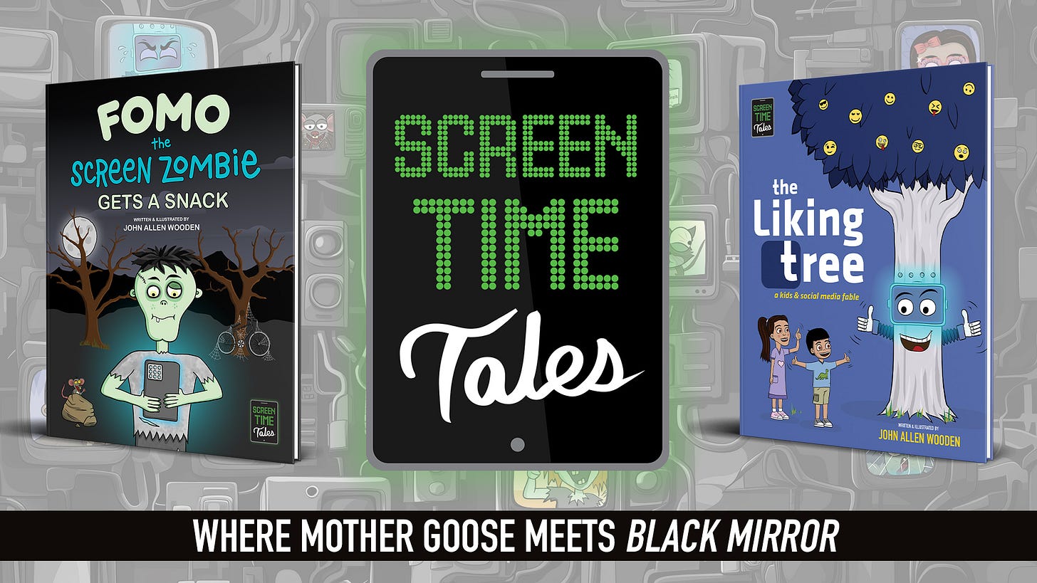 Screen Time Tales by John Allen Wooden: From the Screen Zombie & The Liking Tree