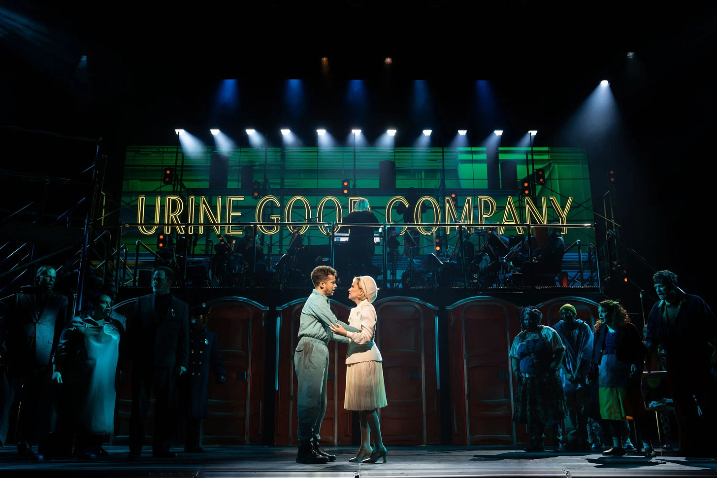 Urinetown” Soars Fairly (but not completely) Strong at NYCC Encores! –  front mezz junkies