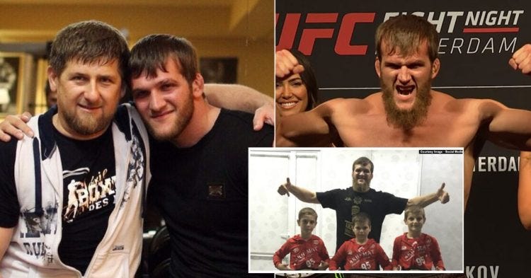 Abdul-Kerim Edilov with Ramzan Kadyrov and kids Abdul-Kerim Edilov with Ramzan Kadyrov and kids