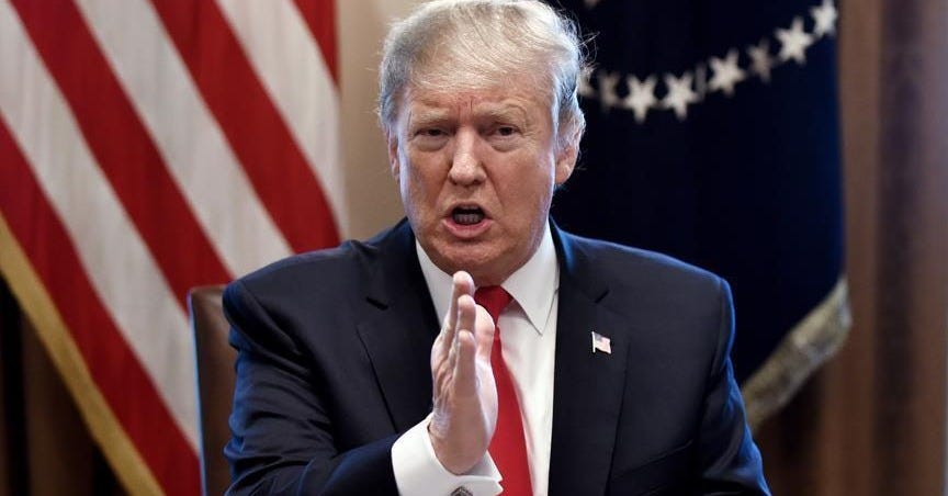 Trump warns Iran of 'great and overwhelming force'