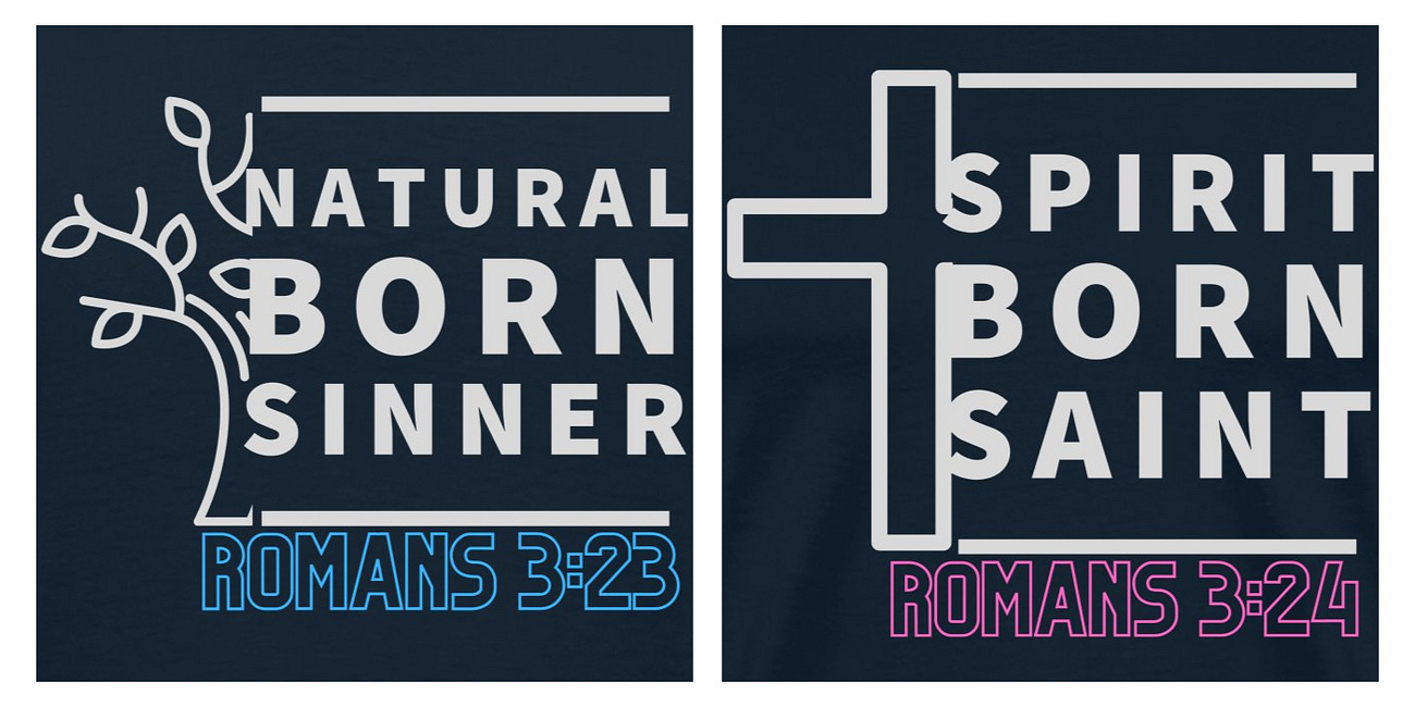 Natural Born Sinner; Spirit Born Saint