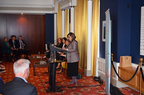Their excellencies deliberate @ Worldly Women of Wellington with Diplosphere