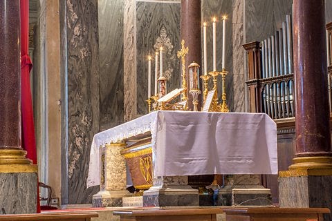 Features of a Catholic church - Special places - GCSE Religious Studies  Revision - WJEC - BBC Bitesize