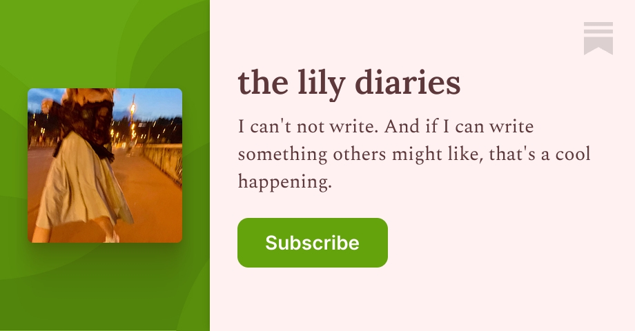 the lily diaries | Elizabeth Bograd | Substack