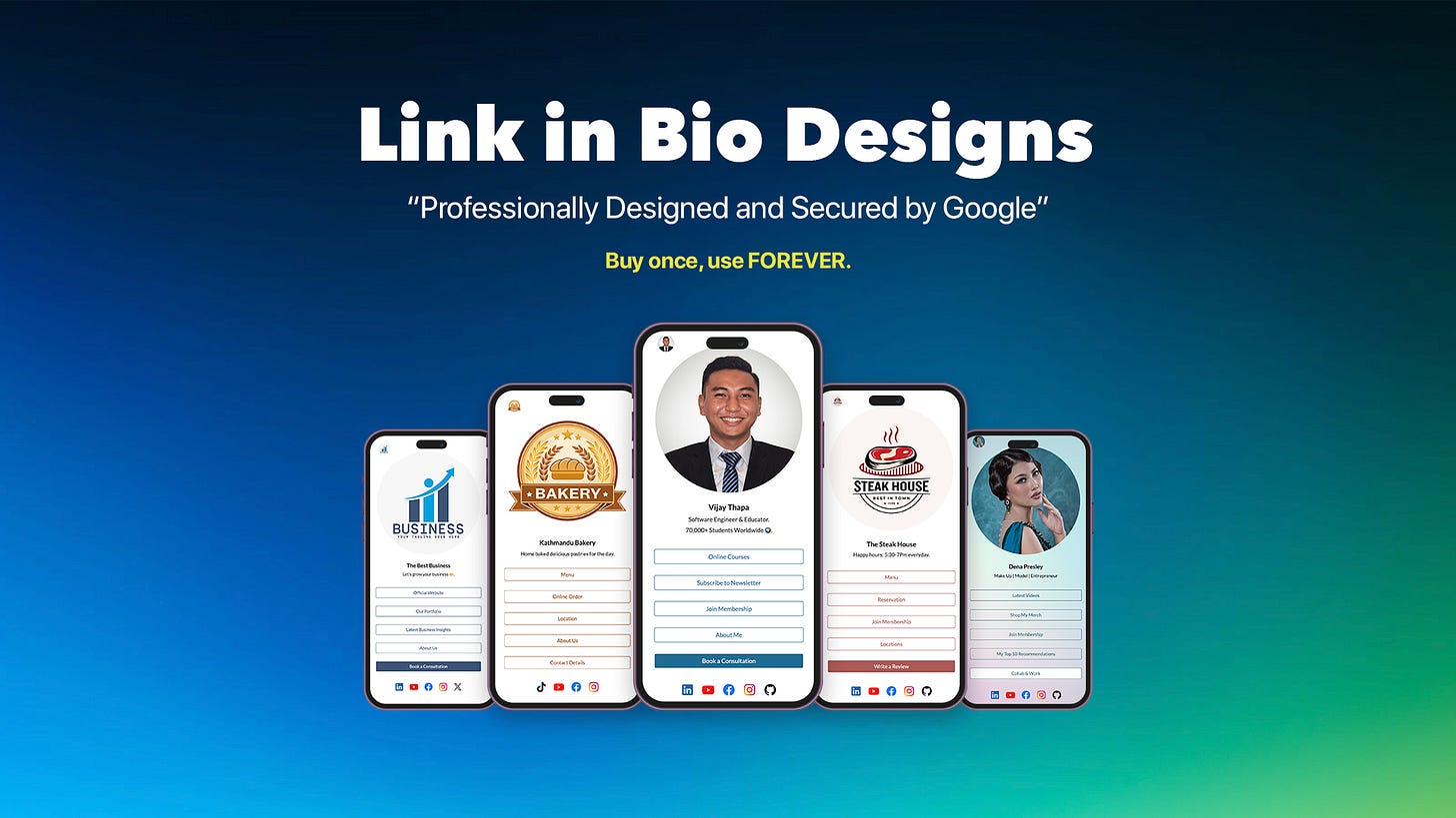 Link in Bio - - Google Sites Templates by Vijay Thapa Link in Bio - - Google Sites Templates by Vijay Thapa