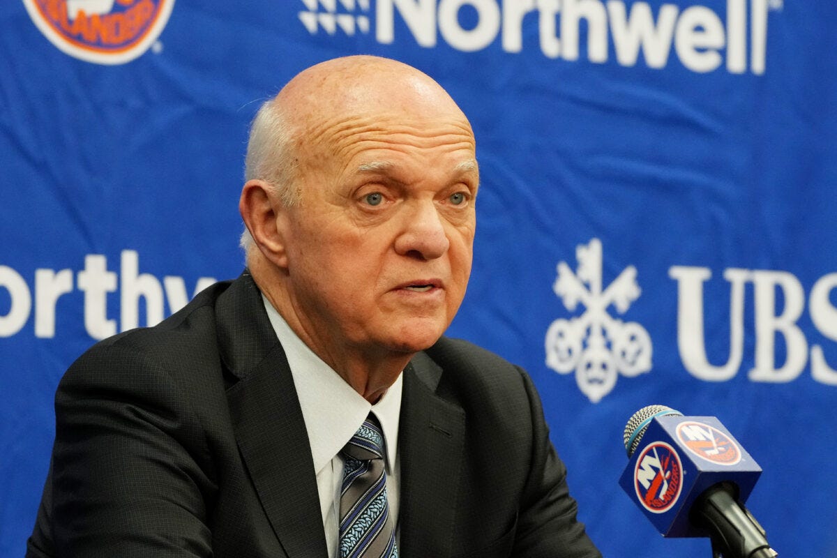 Lou Lamoriello New York Islanders Lou Lamoriello New York Islanders