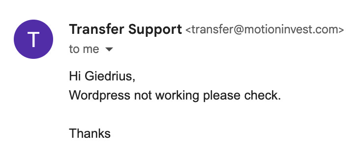 Some issues during the migration process