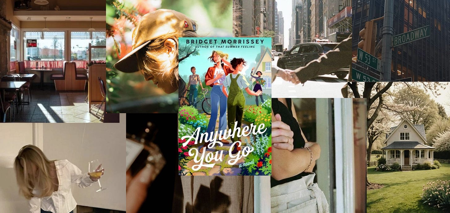 Anywhere You Go moodboard