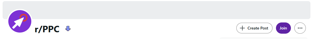 Screenshot of the r/PPC subreddit on Reddit, dedicated to pay-per-click ads and campaigns.