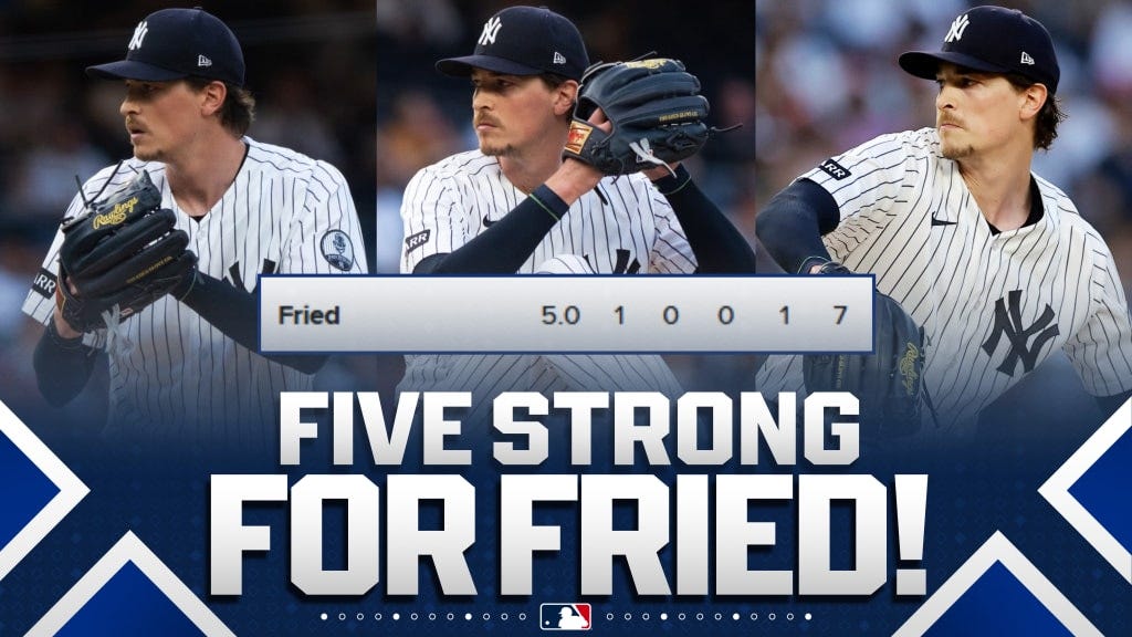 Yankees’ Max Fried tops players Wednesday, making return after 2 months on injured list