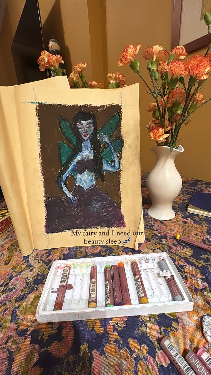 Photos from January of book club and sketching