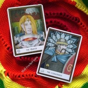 The Queen and the Commander ~ A Message for the Collective, Celtic Wisdom Oracle Cards The Queen and the Commander ~ A Message for the Collective, Celtic Wisdom Oracle Cards