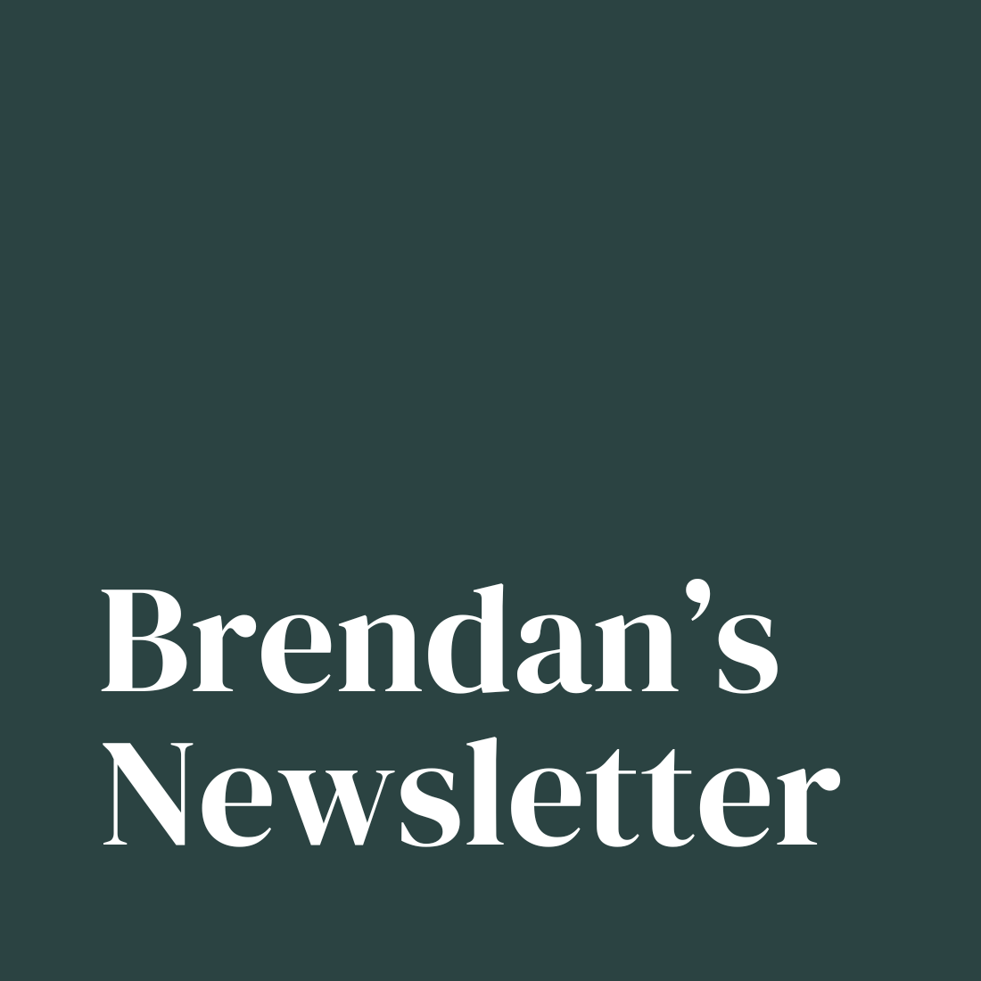 Brendan’s Newsletter logo