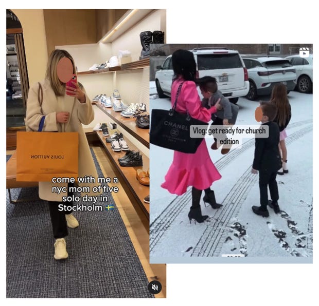 Influencer mom screengrabs. Influencer mom screengrabs.