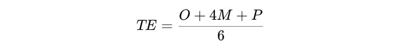 PERT formula