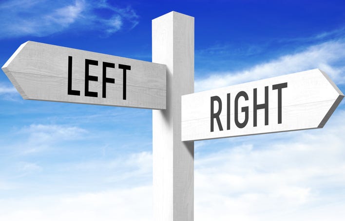 Second Left Sign Stickers as Labels - by Brad Todd - The What For
