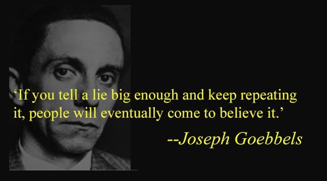 Truth or consequences: The impact of lie-based politics