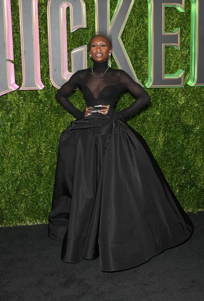Ariana Grande, Cynthia Erivo Attend 'Wicked' Premiere in NYC