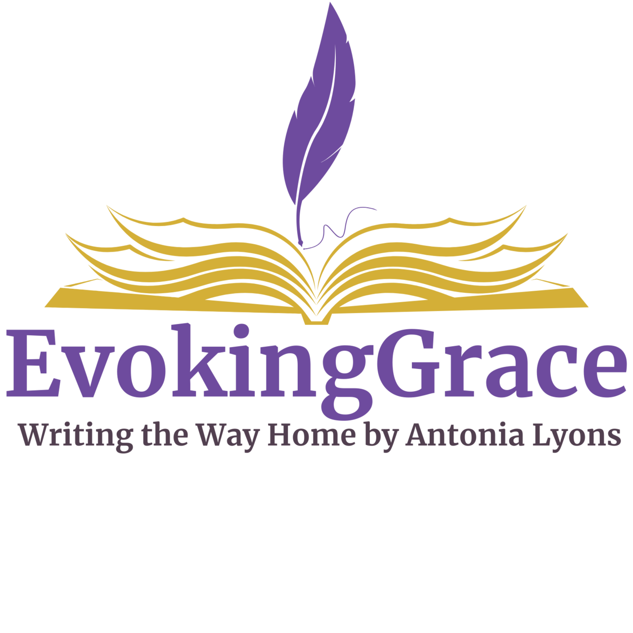 Evoking Grace - Writing the Way Home by Antonia Lyons logo