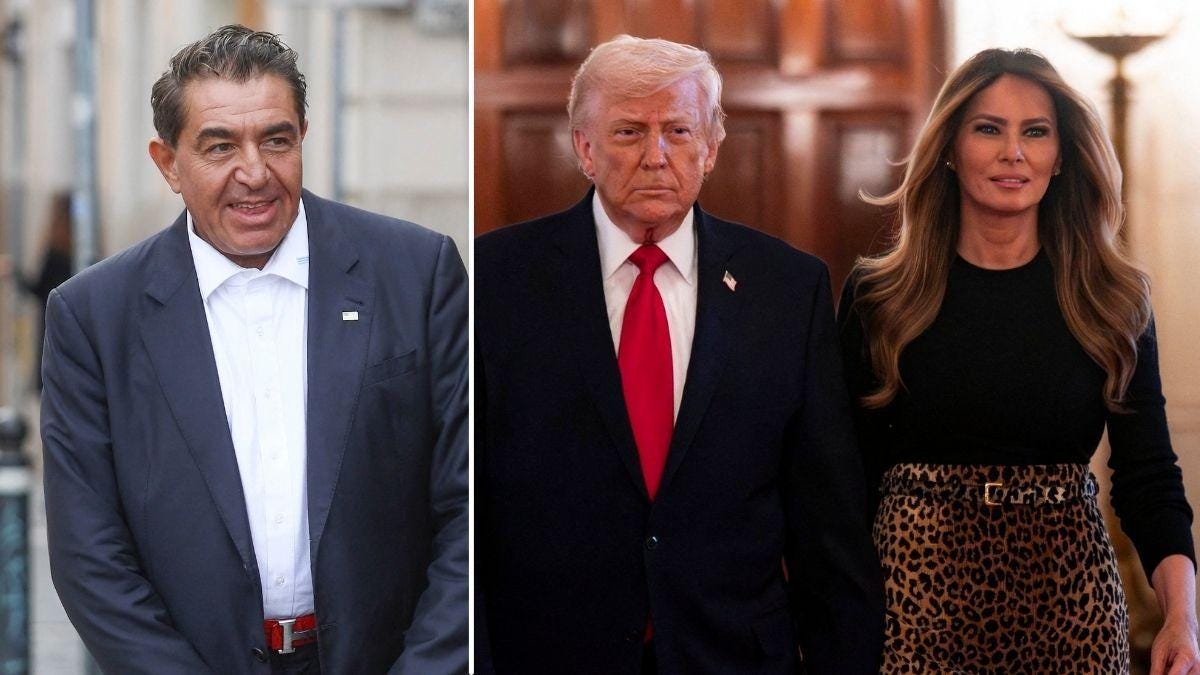split image of Paolo Zampolli / Donald and Melania Trump split image of Paolo Zampolli / Donald and Melania Trump