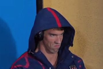 A Game Face for the Ages From Michael Phelps - WSJ
