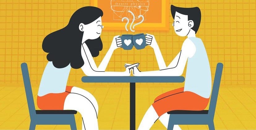 The Art of the Rom Com: A Theatre Physics Review by Audrey Amiling The Art of the Rom Com: A Theatre Physics Review by Audrey Amiling