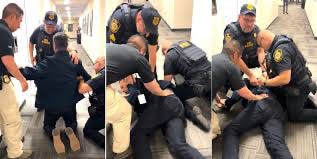 A collage of a police officer helping another person

AI-generated content may be incorrect.