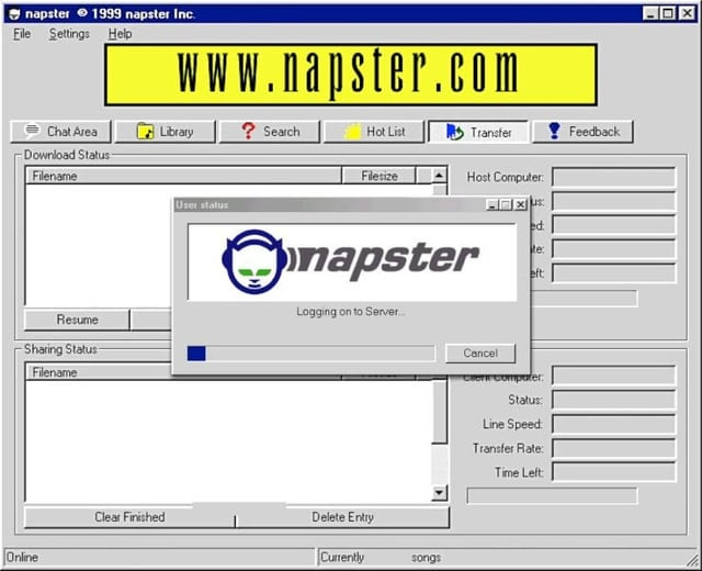 Lest we forget....Napster - Gen X's Free version of iTunes : r/nostalgia