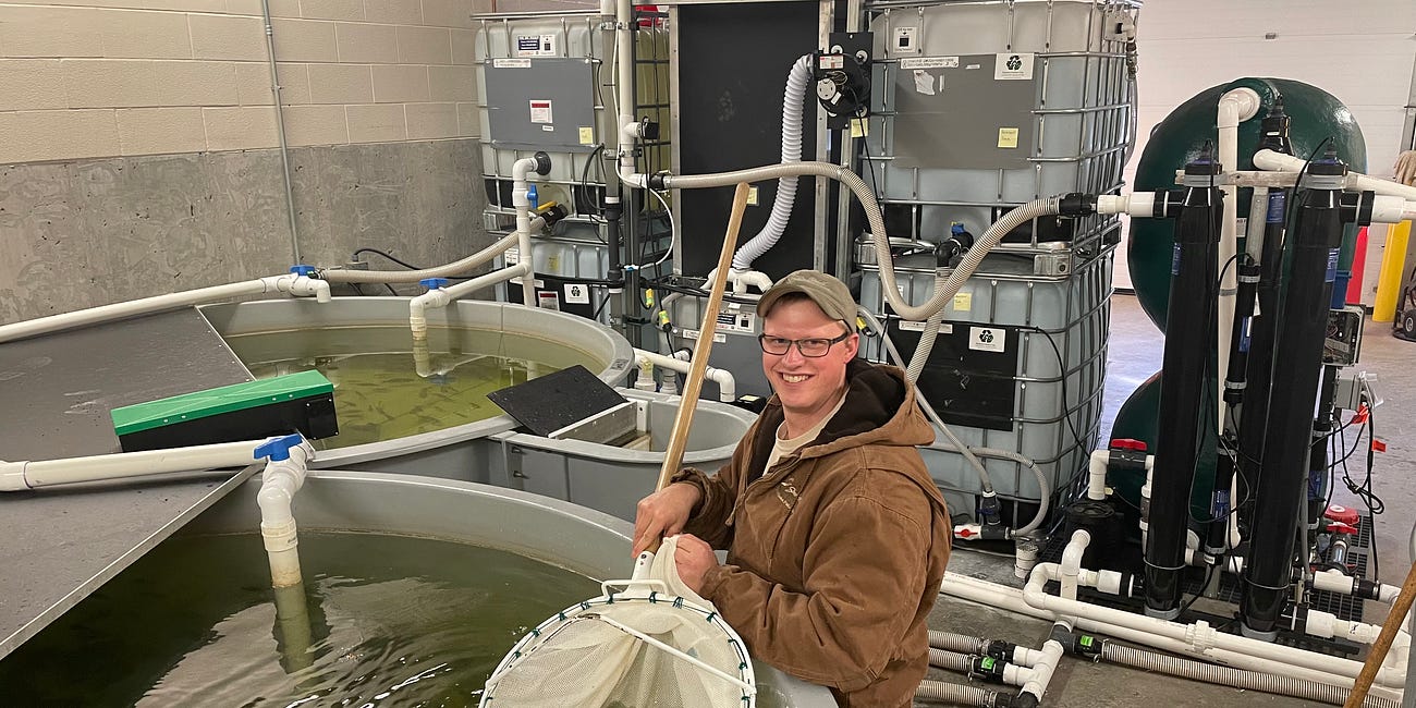 Growing fish faster: State hatcheries turn to aquaculture to help stock lakes
