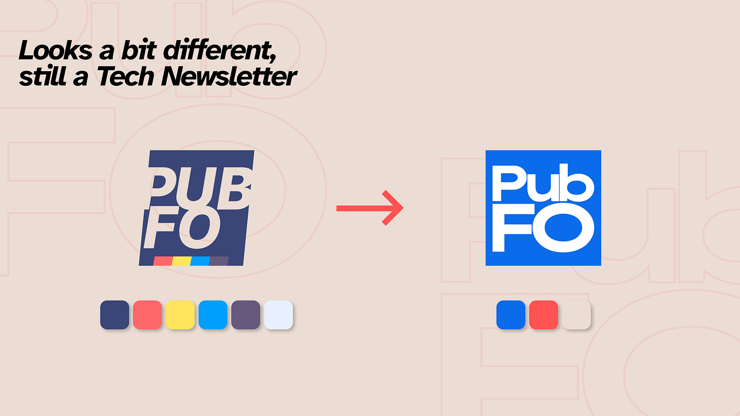 The new logo and identity. (Left: Old, Right: New)