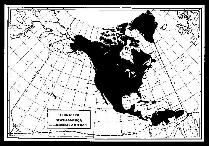 O Technate foi criado para abranger todo o continente americano, do Panamá ao Polo Norte. (Technocracyinc.org) O Technate foi criado para abranger todo o continente americano, do Panamá ao Polo Norte. (Technocracyinc.org)