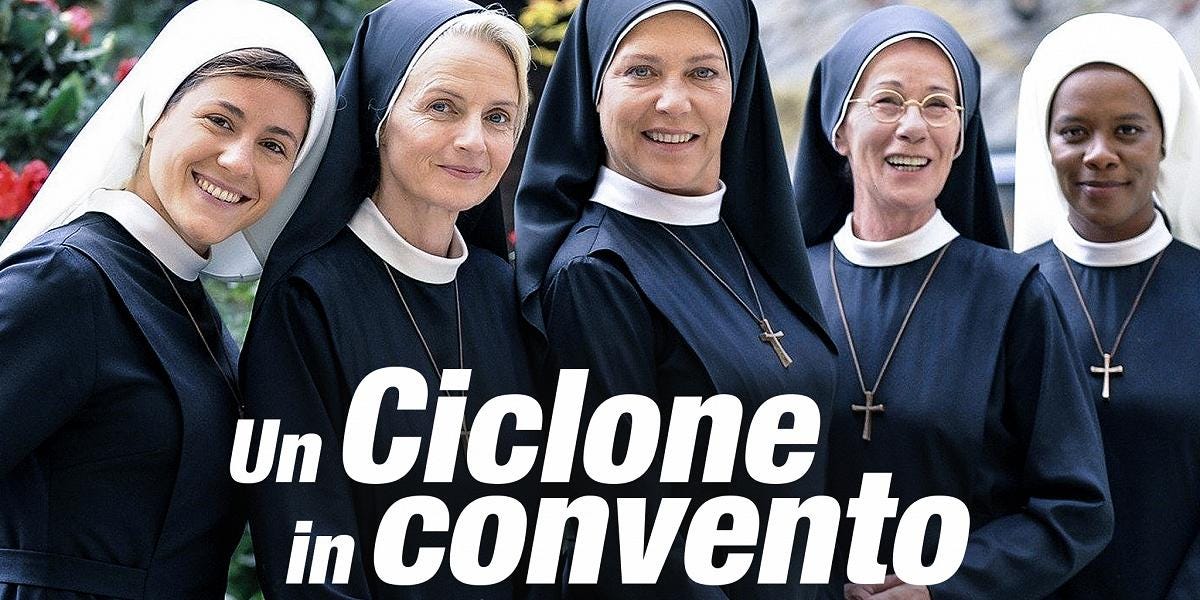 Locandina della fiction "un ciclone in convento"