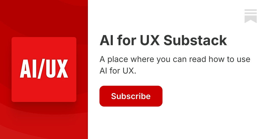 AI for UX Substack | Patrick Neeman | Substack