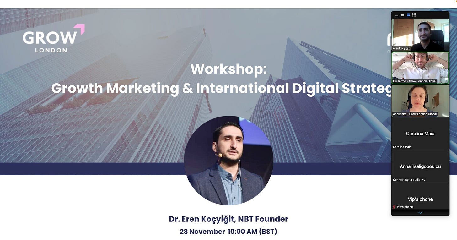 Grow London International Growth Strategy Workshop Grow London International Growth Strategy Workshop