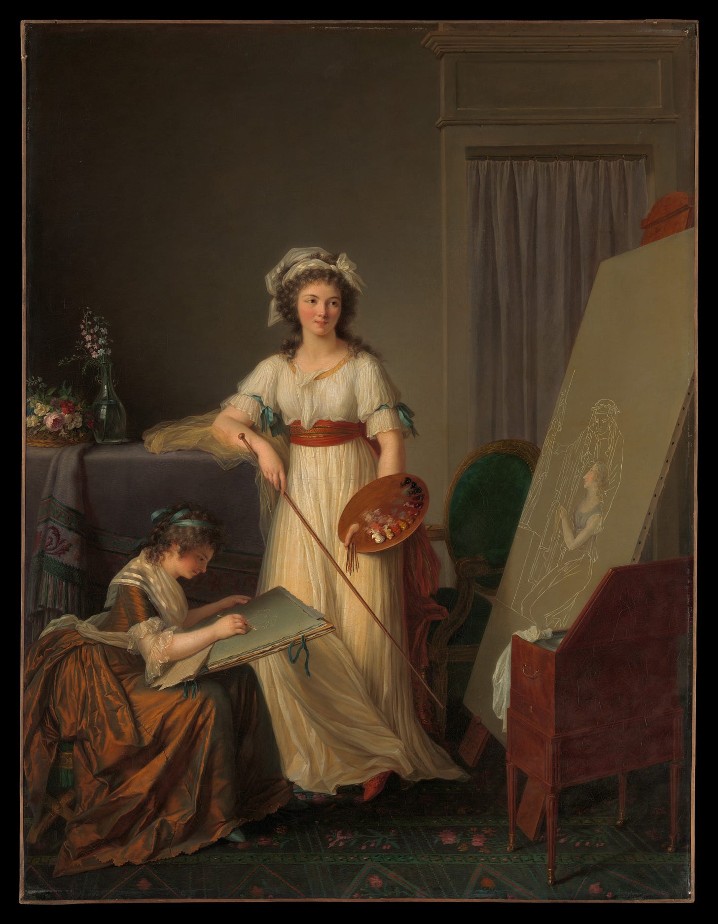 The Interior of a Woman Painter's Studio Marie Victoire Lemoine The Interior of a Woman Painter's Studio Marie Victoire Lemoine