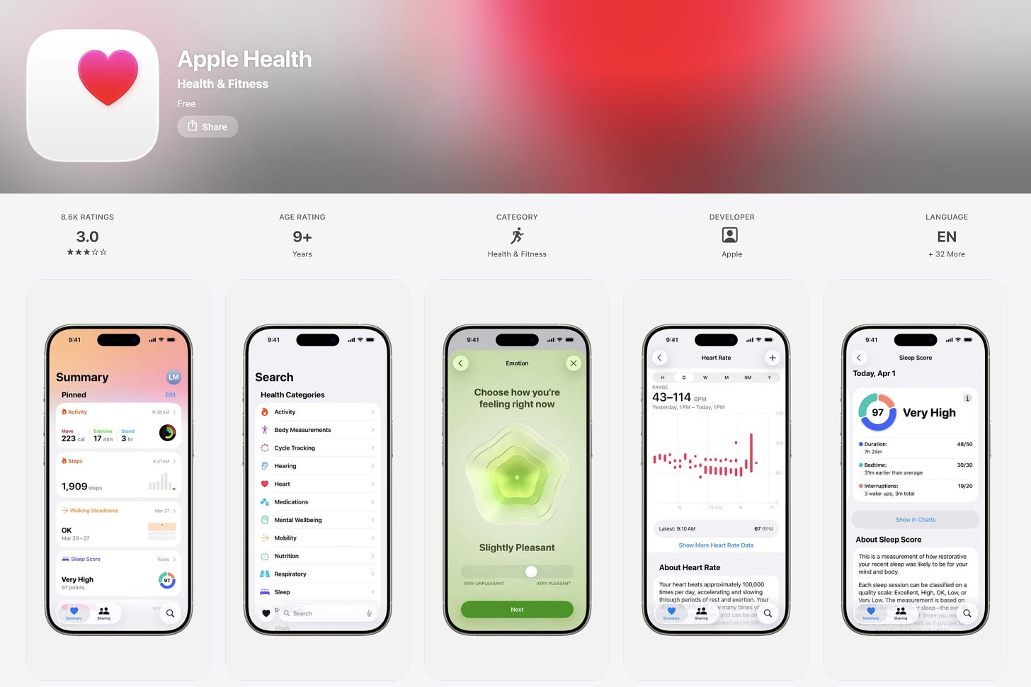 It ships on every iPhone and sits at a 3.0 rating. It gets reviewed as a product people chose, which it never was.