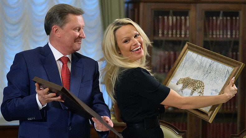 Pamela Anderson pushing for animal rights in Kremlin — RT World News